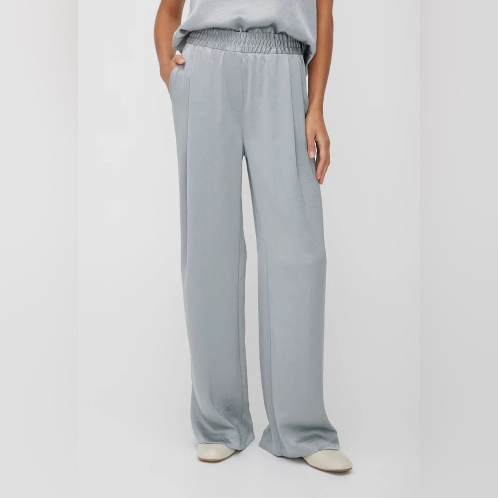 NWT Ecosatin High Rise Trousers